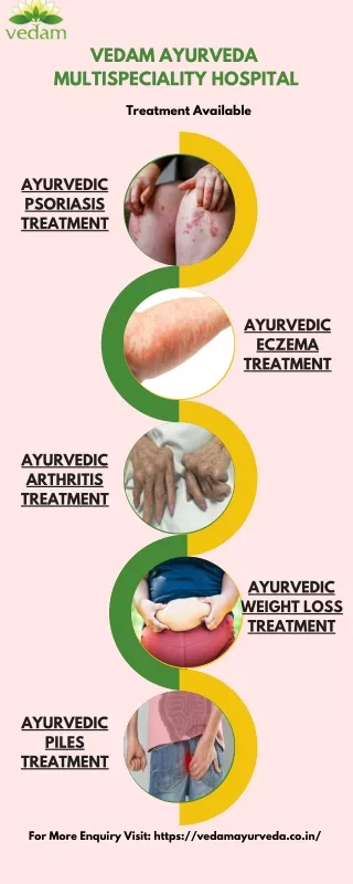 Various Ayurvedic Treatment Providing in Vedam Ayurveda Multispeciality Hospital