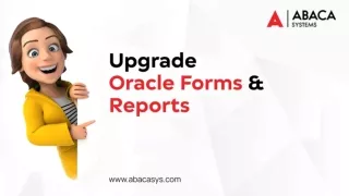 Upgrade Oracle  Forms and Reports