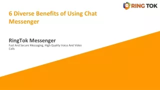 6 Diverse Benefits of Using Chat Messenger