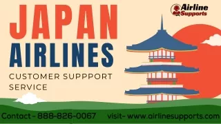 Japan Airlines 24 Hour Customer Support Number