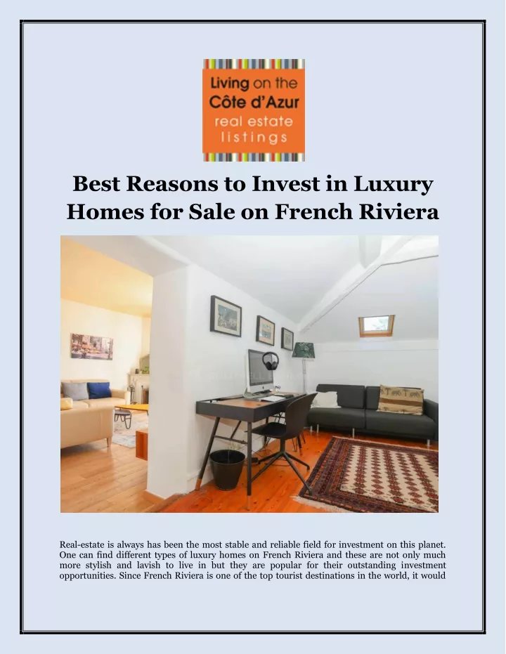 best reasons to invest in luxury homes for sale