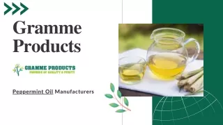 Peppermint Oil - Gramme Products