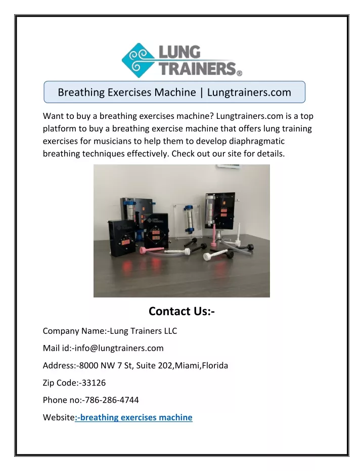 breathing exercises machine lungtrainers com