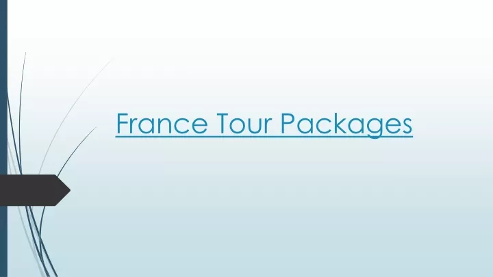 france tour packages