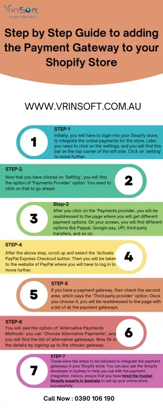 Step by Step Guide to adding the Payment Gateway to your Shopify Store