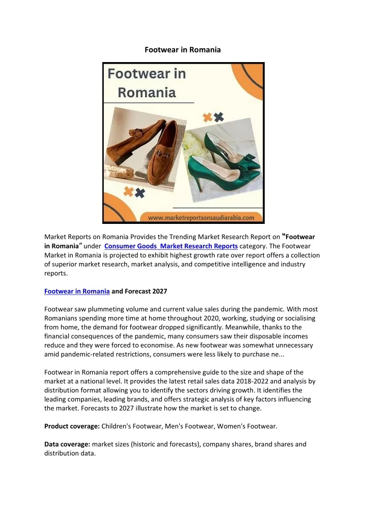 footwear in romania