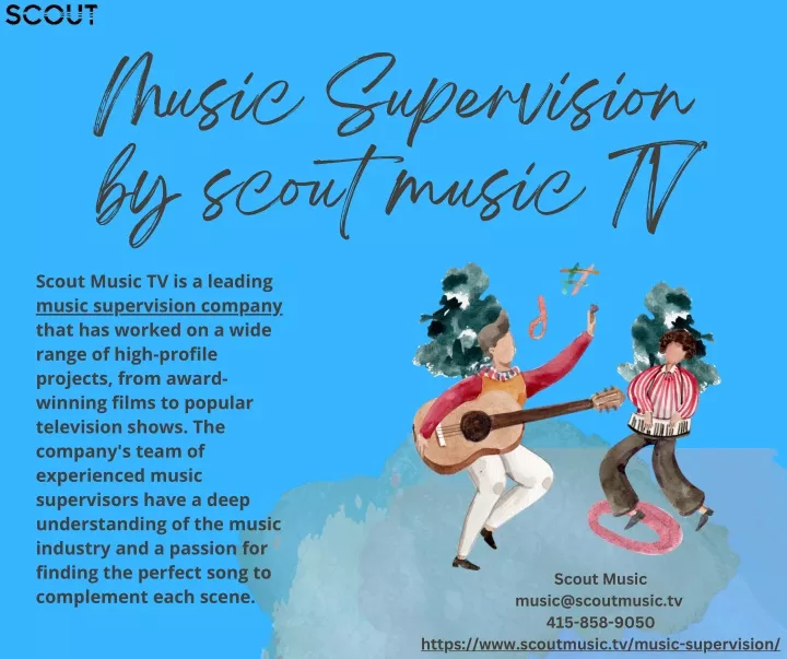 music supervision by scout music tv scout music