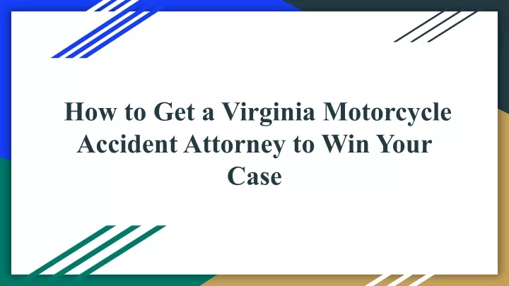 how to get a virginia motorcycle accident