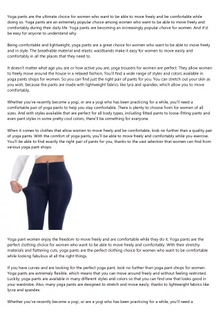 The Advanced Guide to yoga work pants with pockets