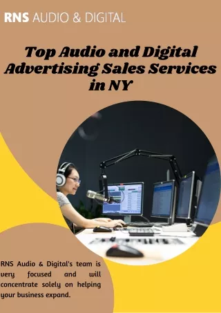 Top Audio and Digital Advertising Sales Services in NY