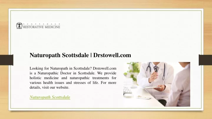 naturopath scottsdale drstowell com