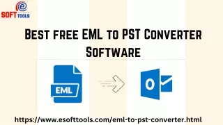 Best free EML to PST Converter Software