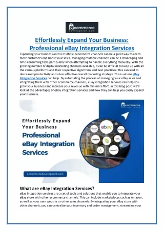 effortlessly expand your business professional