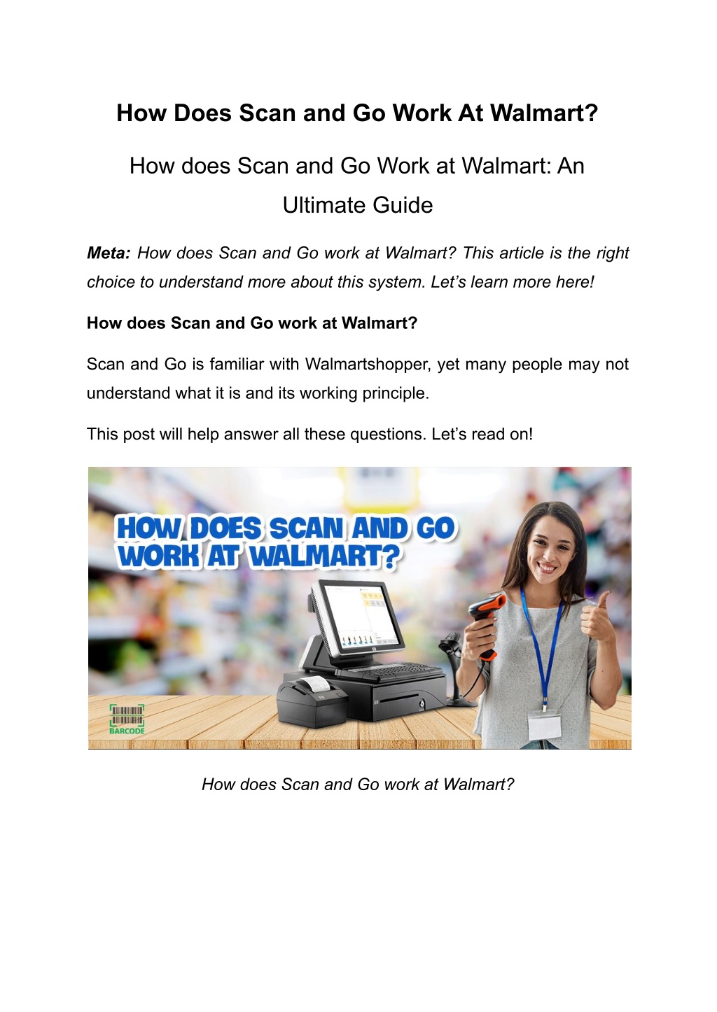 Mis Scan Walmart PPT - How Does Scan And Go Work At Walmart PowerPoint Presentation ...