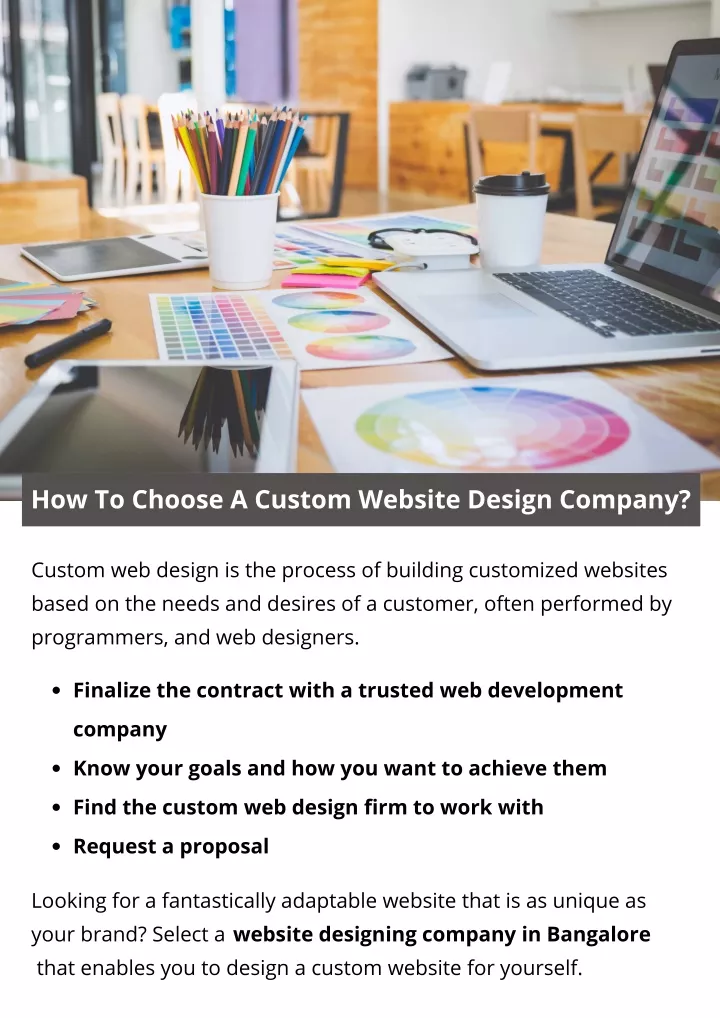 how to choose a custom website design company