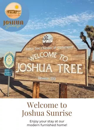 Book Vacation Rentals Yucca Valley CA - Joshua Sunrise