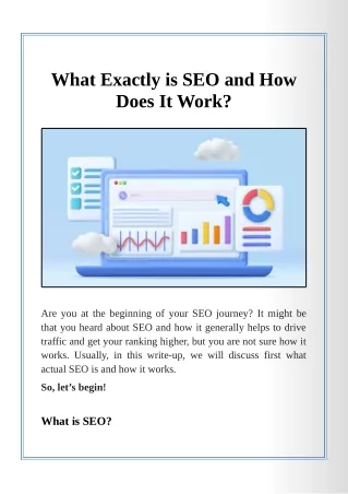 Know All About SEO and Its Works