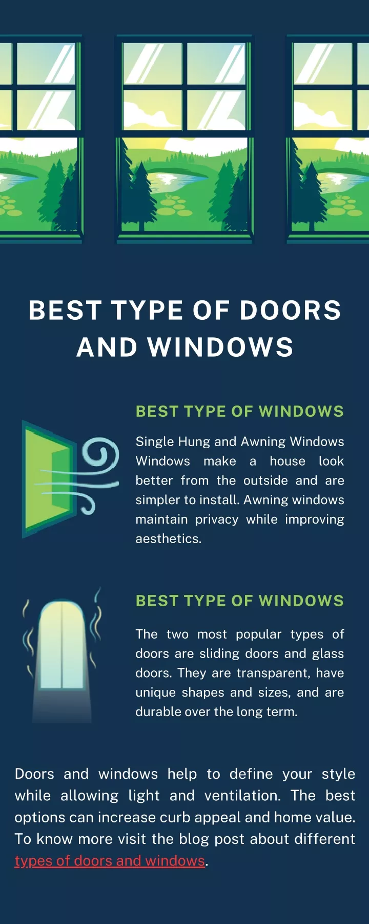 best type of doors and windows