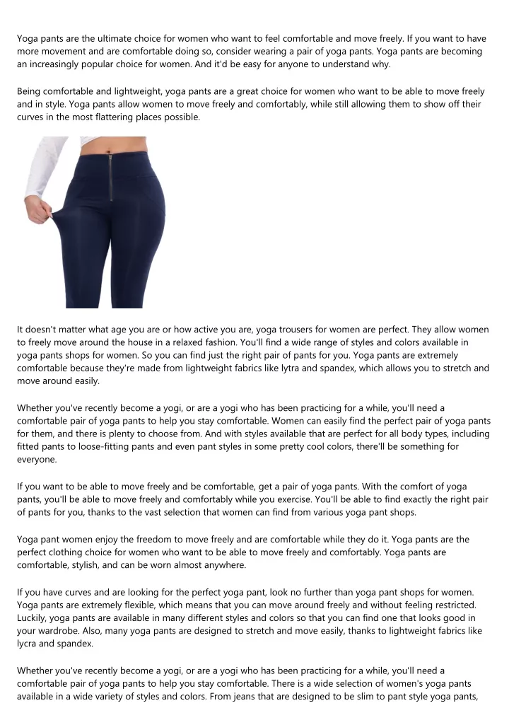 PPT - Does Your plus size bootcut yoga pants Pass The Test? 7