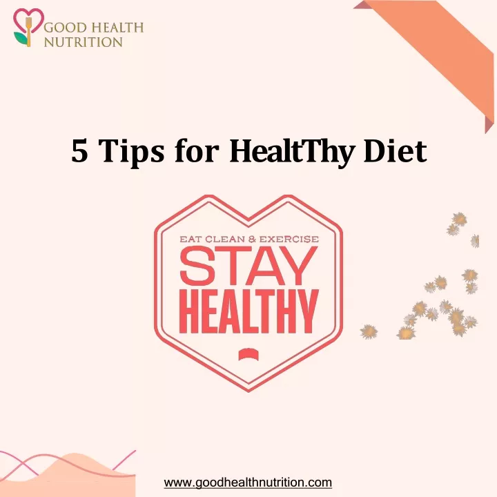 PPT - 5 Tips For healthy Diet PowerPoint Presentation, free download ...