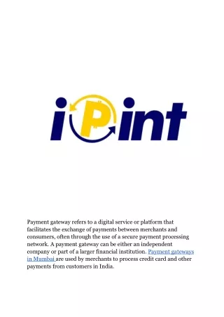 Mumbai's Payment Gateway Revolutionizes Online Transactions