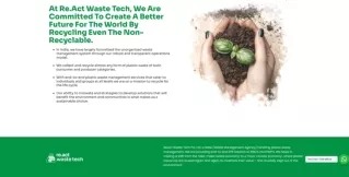 Waste Management Agency Reactwastetech