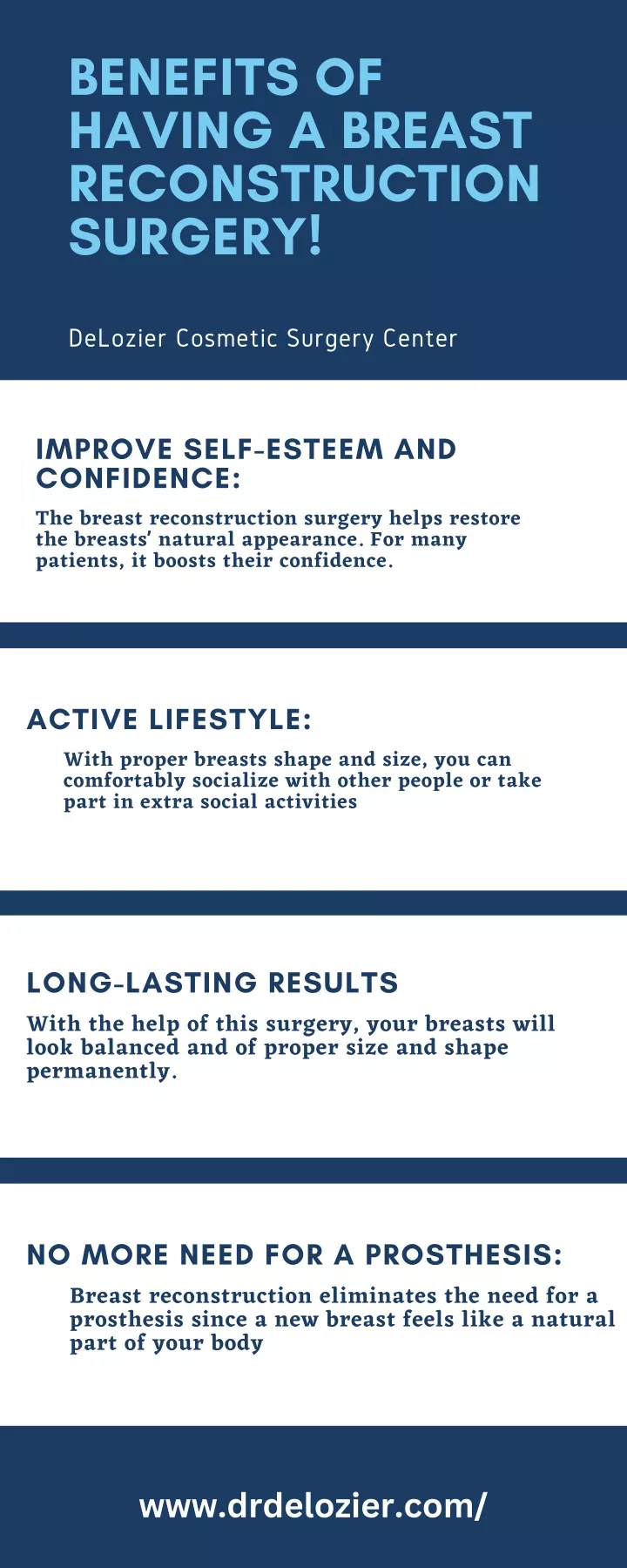 benefits of having a breast reconstruction surgery