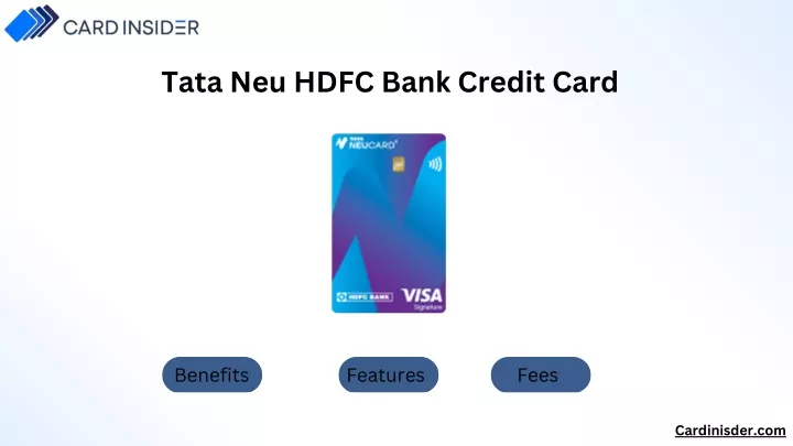 tata neu hdfc bank credit card