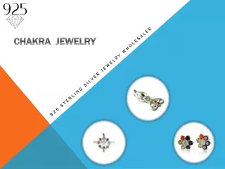 Chakra Jewelry Wholesaler | 925 silver shine