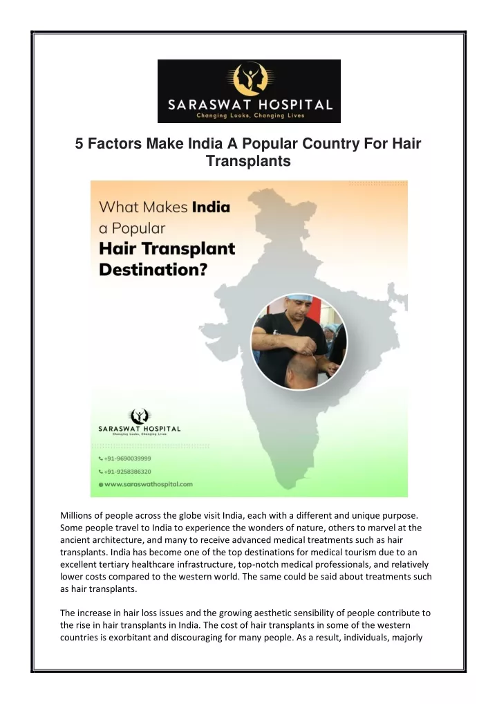 5 factors make india a popular country for hair