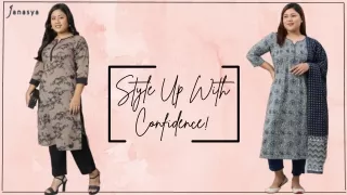 Style Up With Confidence! Top 5 Plus Size Cotton Kurtas For Curvy Girls