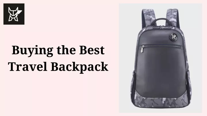 buying the best travel backpack