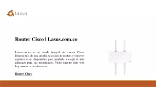 router cisco lasus com co