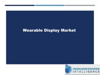 wearable display market