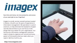 Imagex Inc- Use our Excellent Document Scanning Services in Reston.