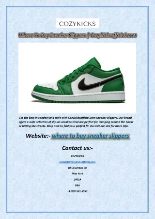 get the best in comfort and style with