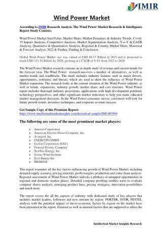 wind power market