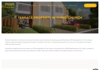 What You Need to Know Before Investing in a Terrace Property in Christchurch