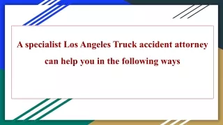 Truck accident attorneys