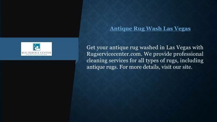 antique rug wash las vegas