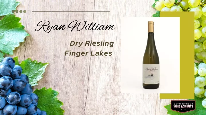 ryan william dry riesling finger lakes