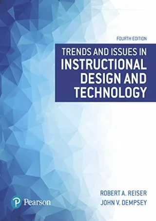 _PDF_ Trends and Issues in Instructional Design and Technology
