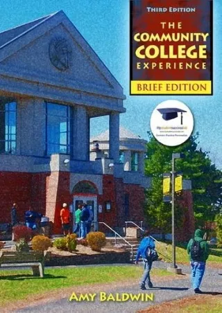 PDF/READ The Community College Experience, Brief Edition (3rd Edition)
