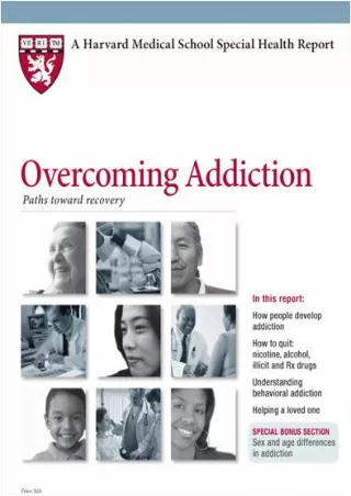 (PDF/DOWNLOAD) Harvard Medical School Overcoming Addiction: Paths toward recover