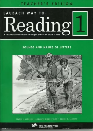 (PDF/DOWNLOAD) Laubach Way to Reading 1: Sounds and Names of Letters