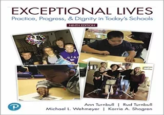 download Exceptional Lives: Practice, Progress, & Dignity in Today's Schools ful