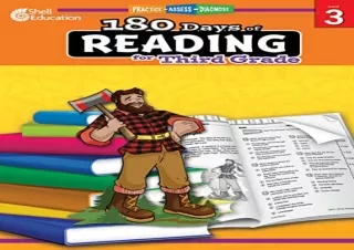 [READ PDF] 180 Days of Reading: Grade 3 - Daily Reading Workbook for Classroom a