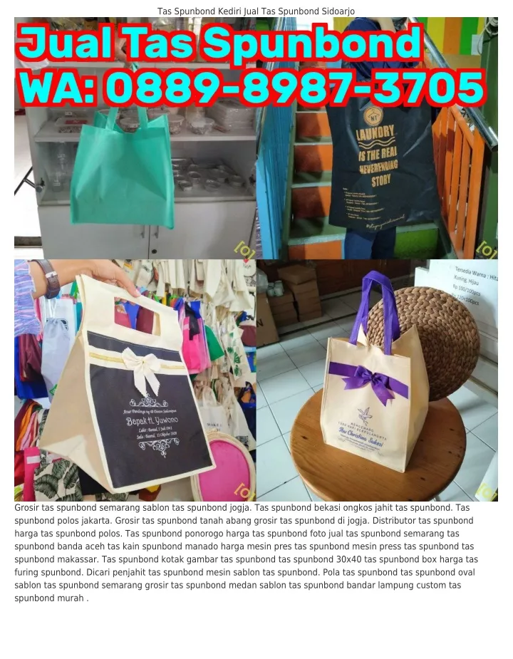 Ppt O889898ᜪᣮᜪo5 Wa Keunggulan Tas Spunbond Tas Spunbond Denpasar Bali Powerpoint 6001