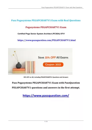 pass pegasystems pegapcssa87v1 exam with real