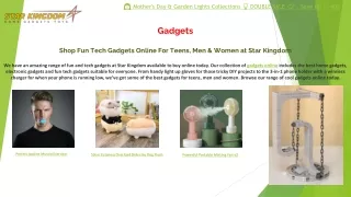 Unique Home Gadgets | Starkingdomstore.com